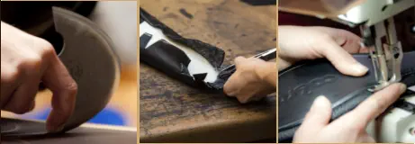 Fotocollage - Maßarbeit bei cobra Sättel  © Foto: peppUP.de