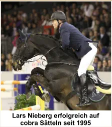 Lars Nieberg und Lord Lois mit einem cobra Sattel © Foto: Julia Rau